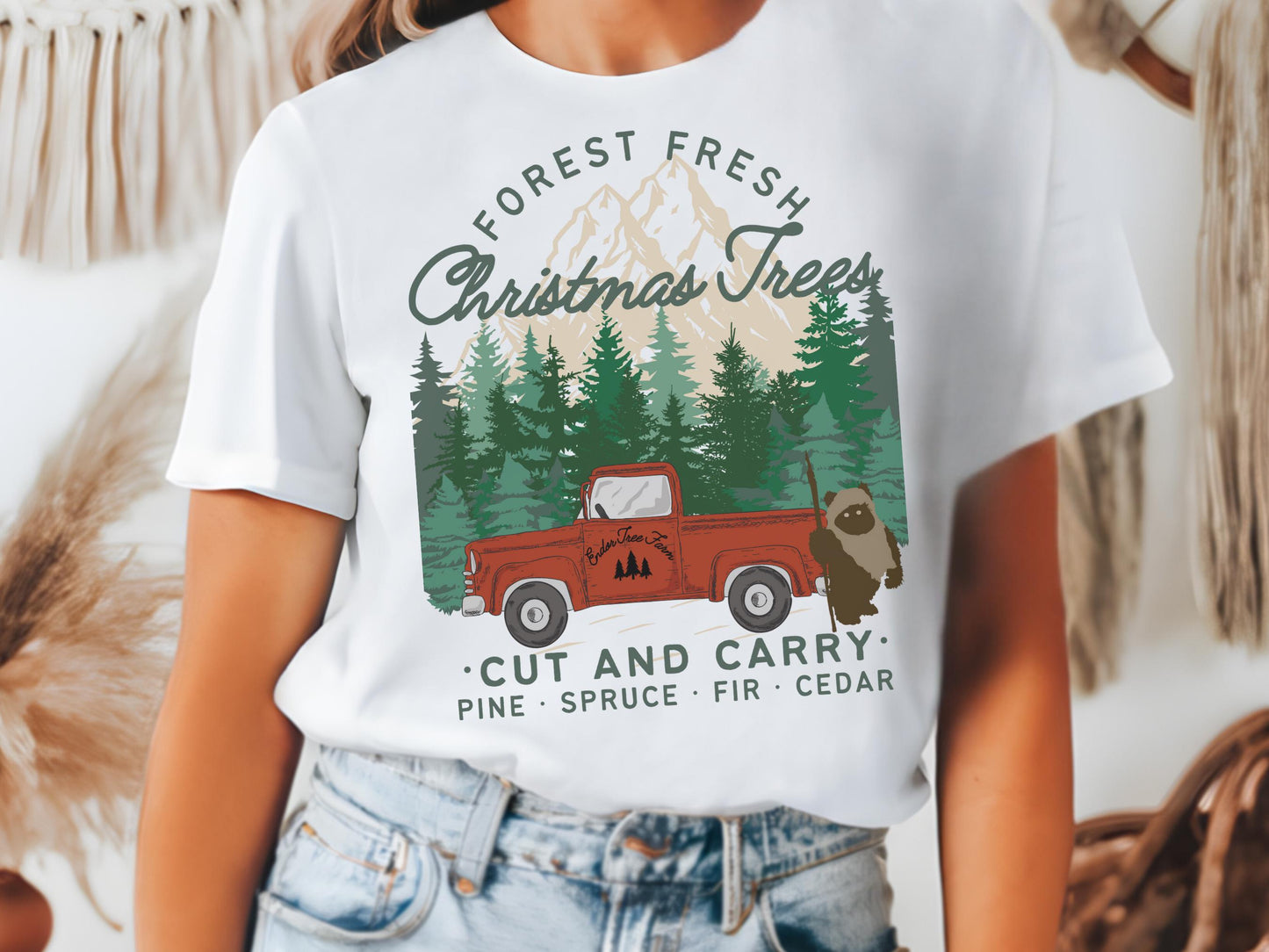 Endor Tree Farm Shirt, Star Wars Christmas, Disney Family Trip