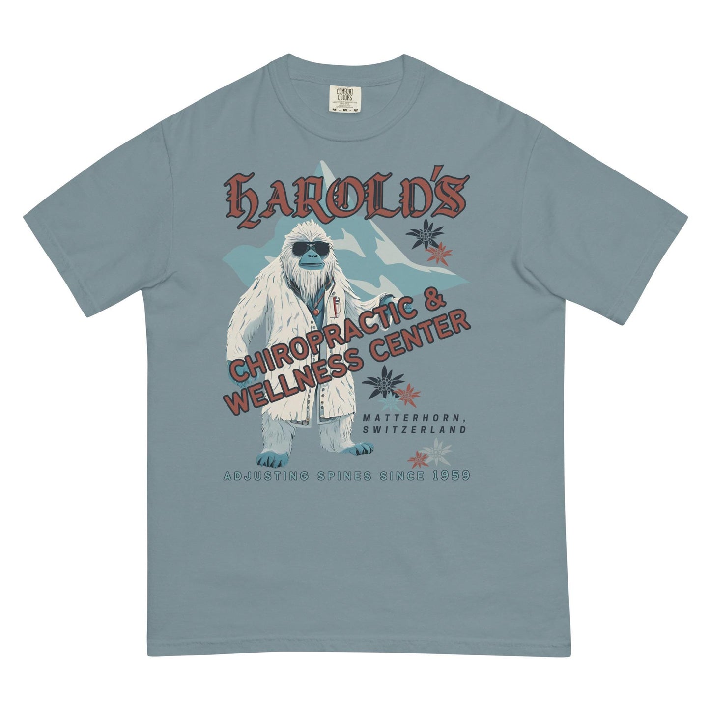 Matterhorn Yeti Comfort Colors Shirt: Disneyland Inspired Tee