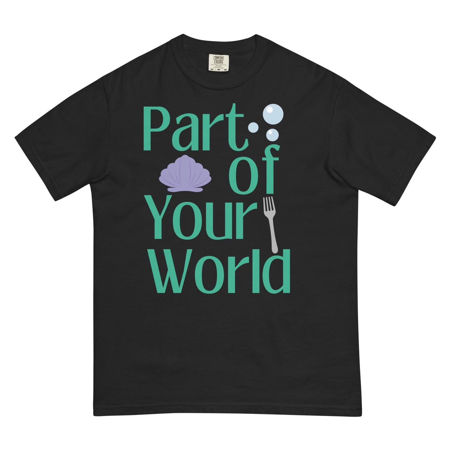 Little Mermaid Inspired Comfort Colors Shirt, Ariel Disney Princess Tee