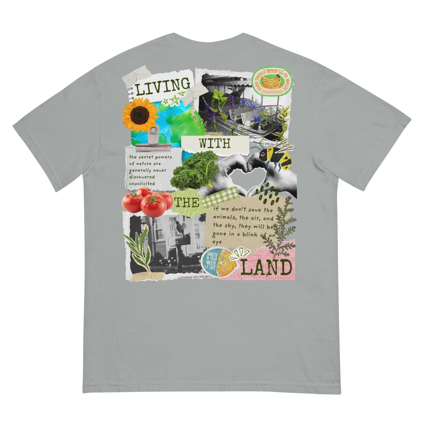 Living with the Land, Only Then Will be Truly Be... Disney EPCOT Comfort Colors Shirt