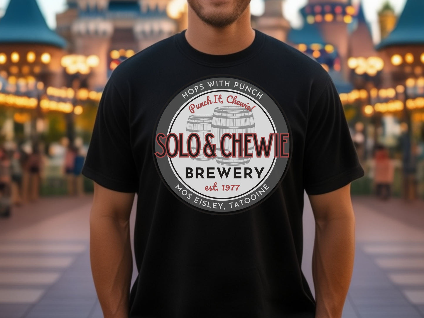 Han & Chewie Brewery Shirt, Subtle Star Wars Tee
