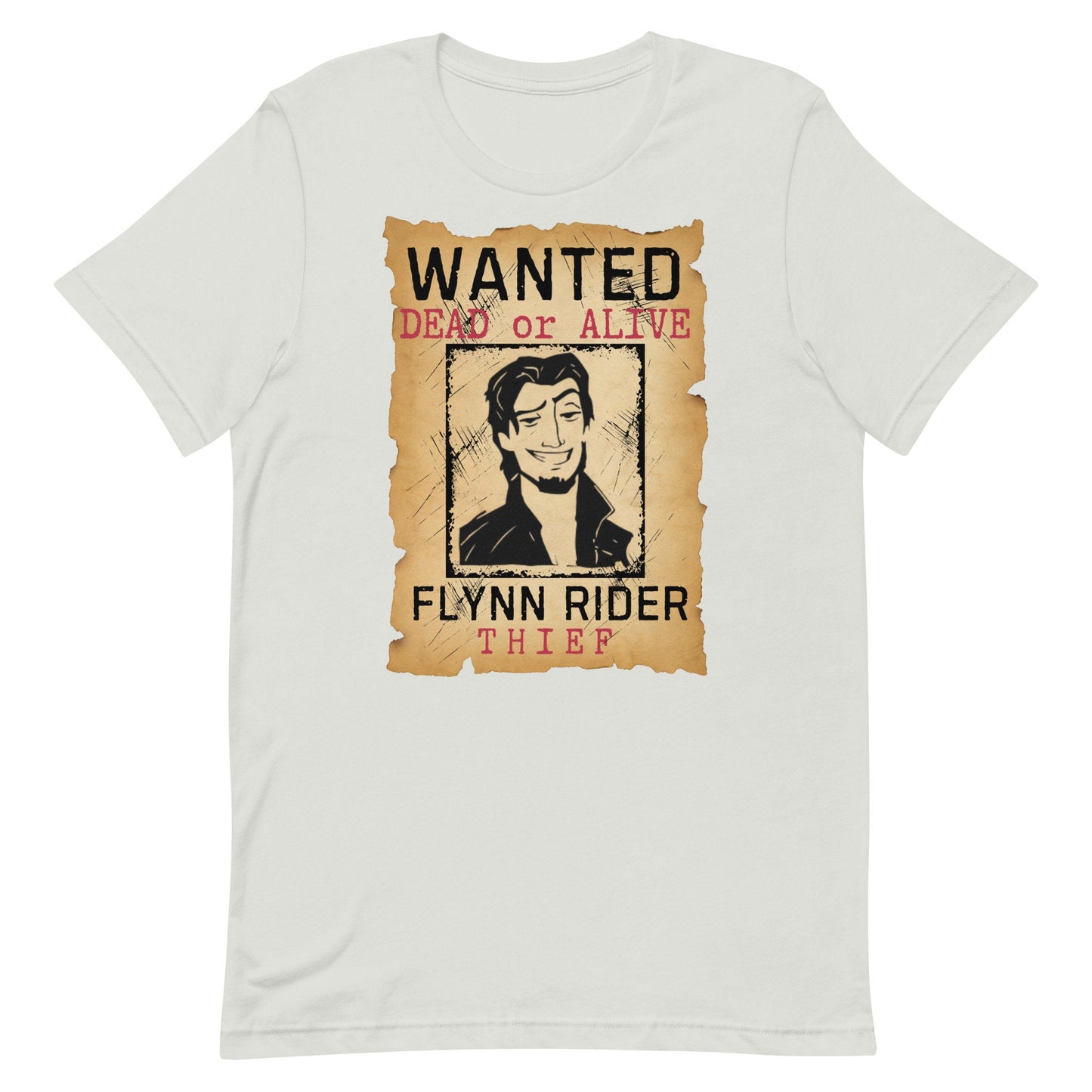 Wanted Flynn Rider Disney Shirt, Unisex Bella Canvas Tee