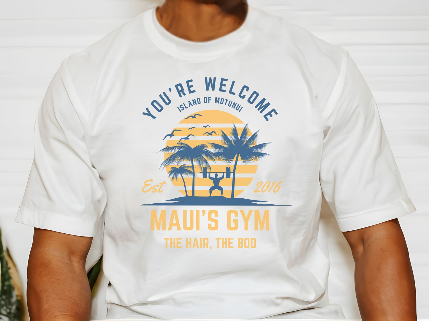 Maui's Gym T-Shirt, Moana Inspired, Disney Family Shirt