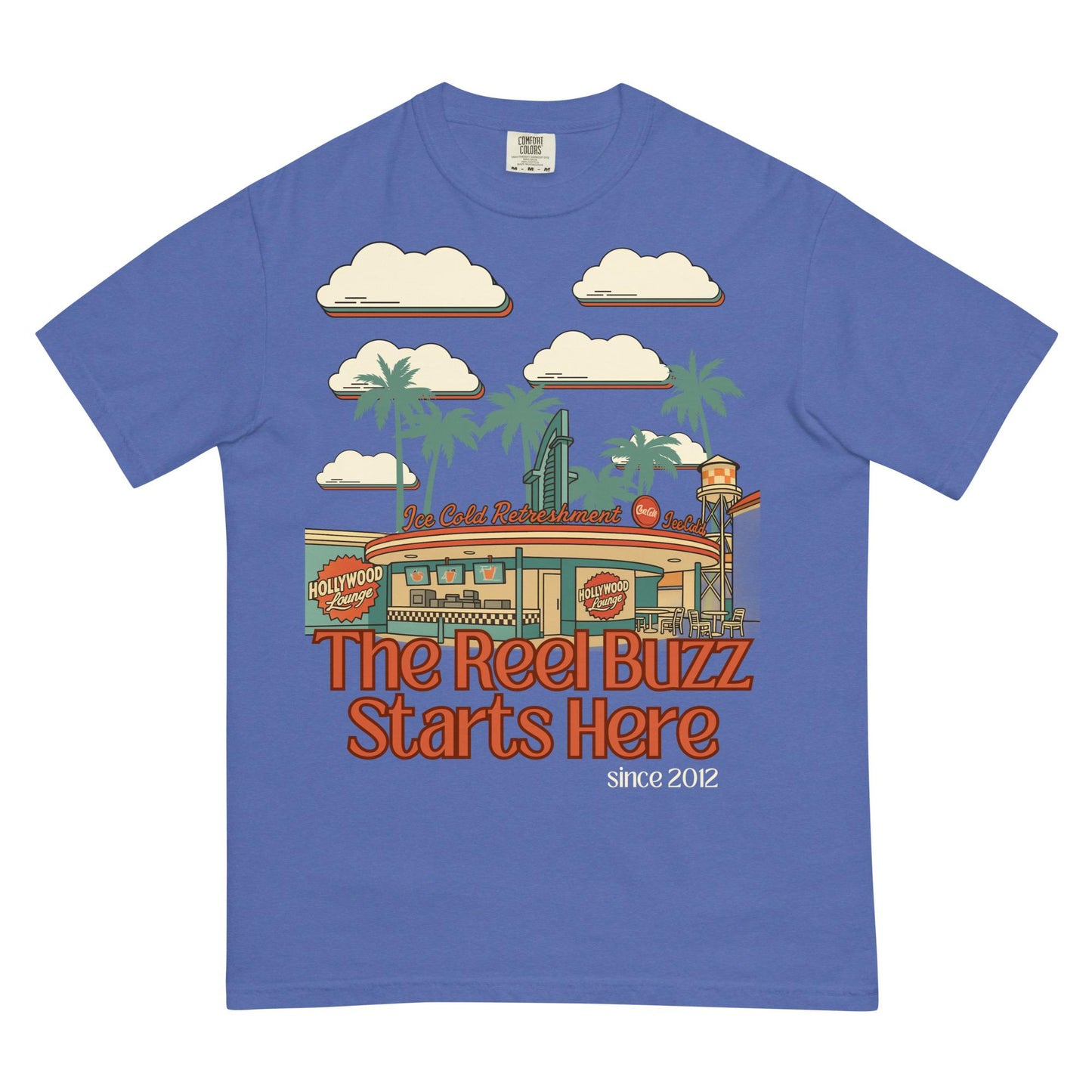 Retro Hollywood Lounge Comfort Colors Shirt, Disney Adult Tee