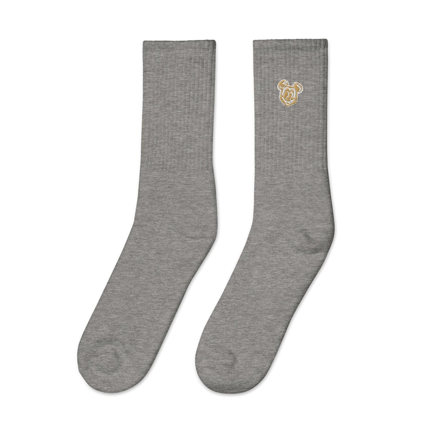 Embroidered Mickey Waffle Crew Socks, Disney Inspired