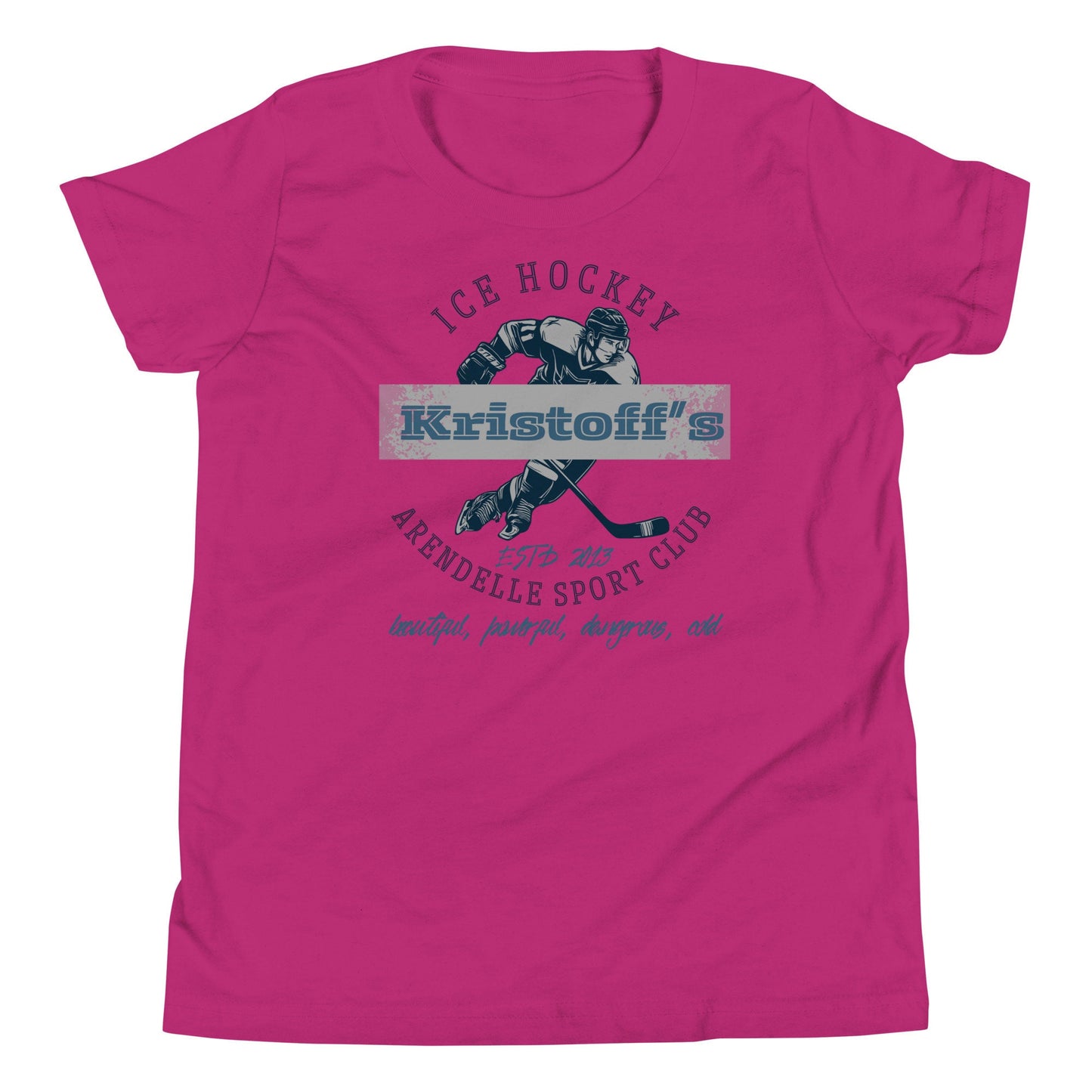 Kristoff's Ice Hockey Youth T-Shirt, Subtle Disney Shirt