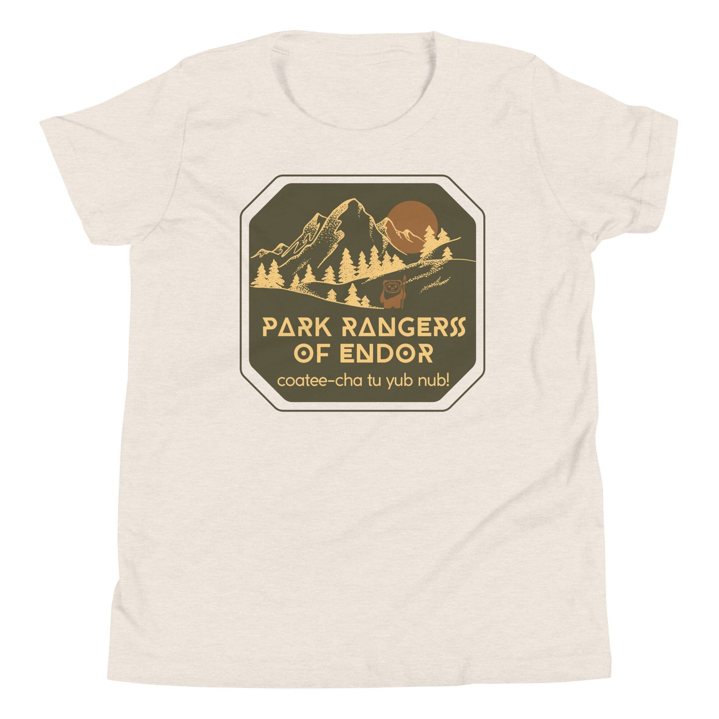 Endor Park Rangers Youth T-Shirt, Subtle Disney Star Wars Family Shirts