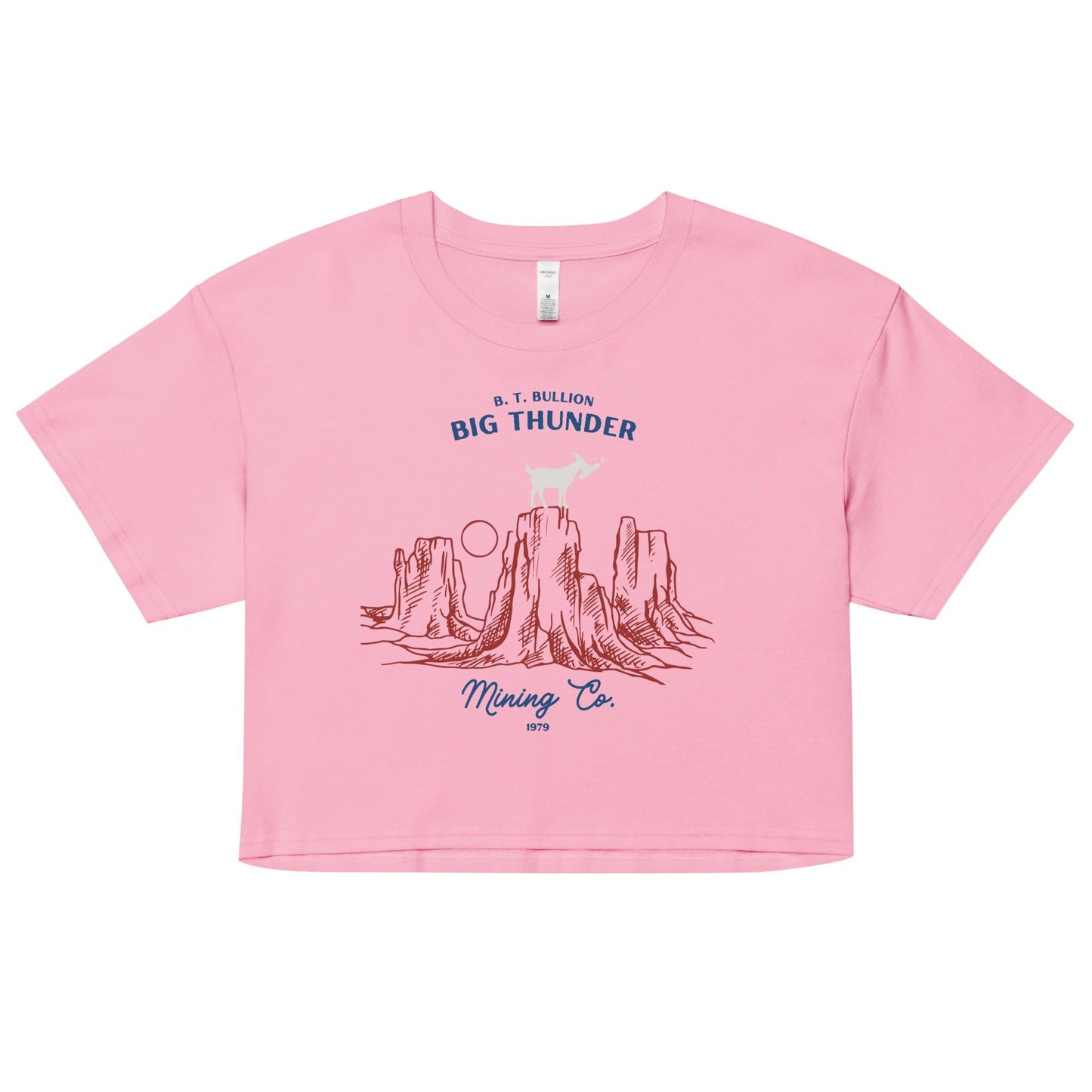Big Thunder Mountain Crop Top, Magic Kingdom, Women's Cotton Shirt