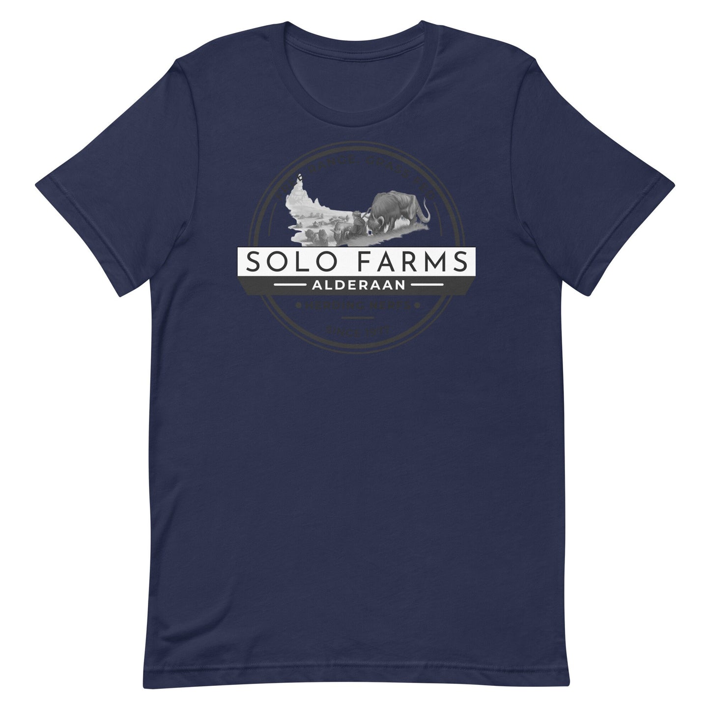 Solo Farms Nerf Herder Bella Canvas T-Shirt, Subtle Disney Family Shirt