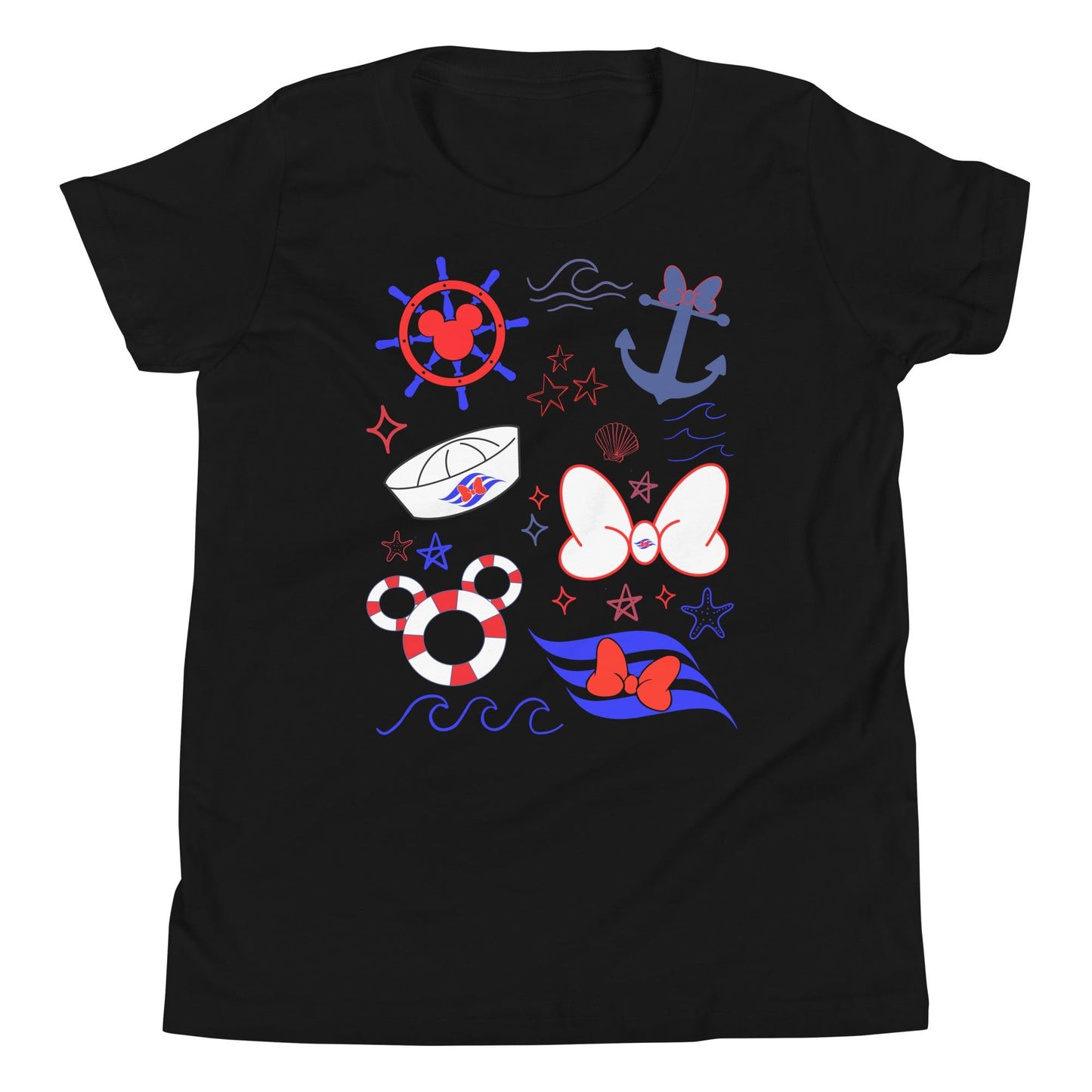 Disney Cruise Youth T-Shirt, Family Matching Doodle Design