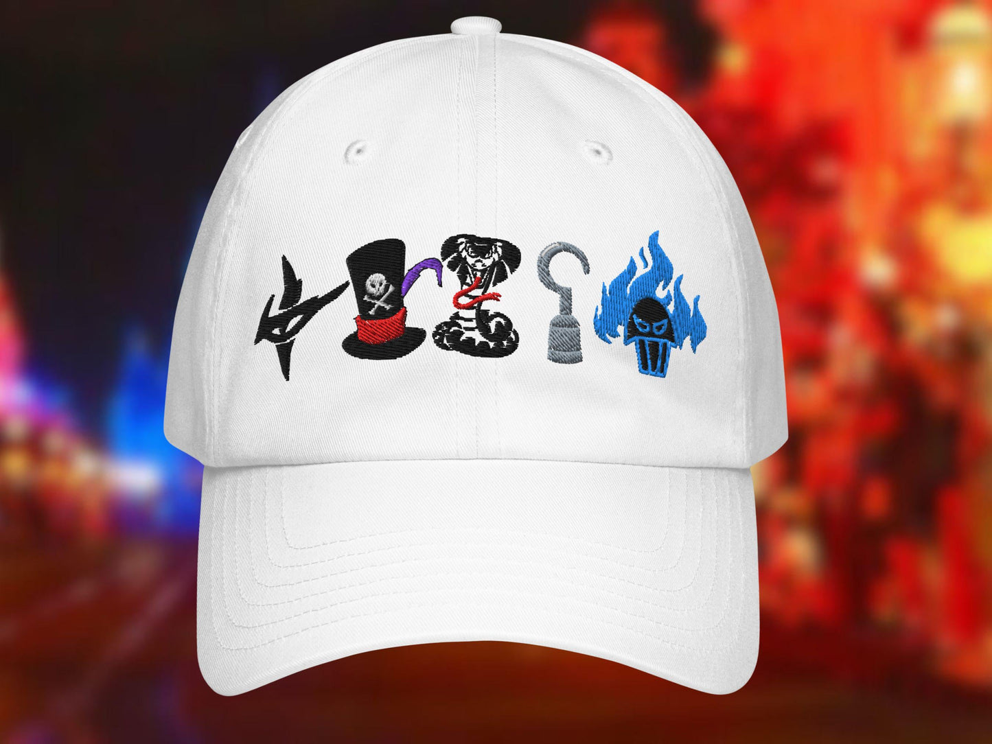Disney Villains Sketch Icon Under Armour Dad Hat, Halloween Party