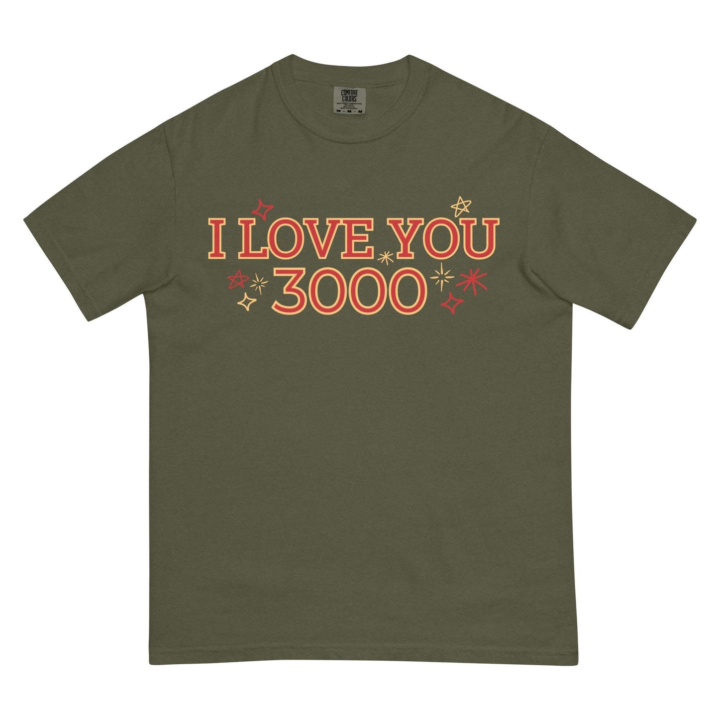 I Love You 3000 Iron Man Comfort Colors Shirt