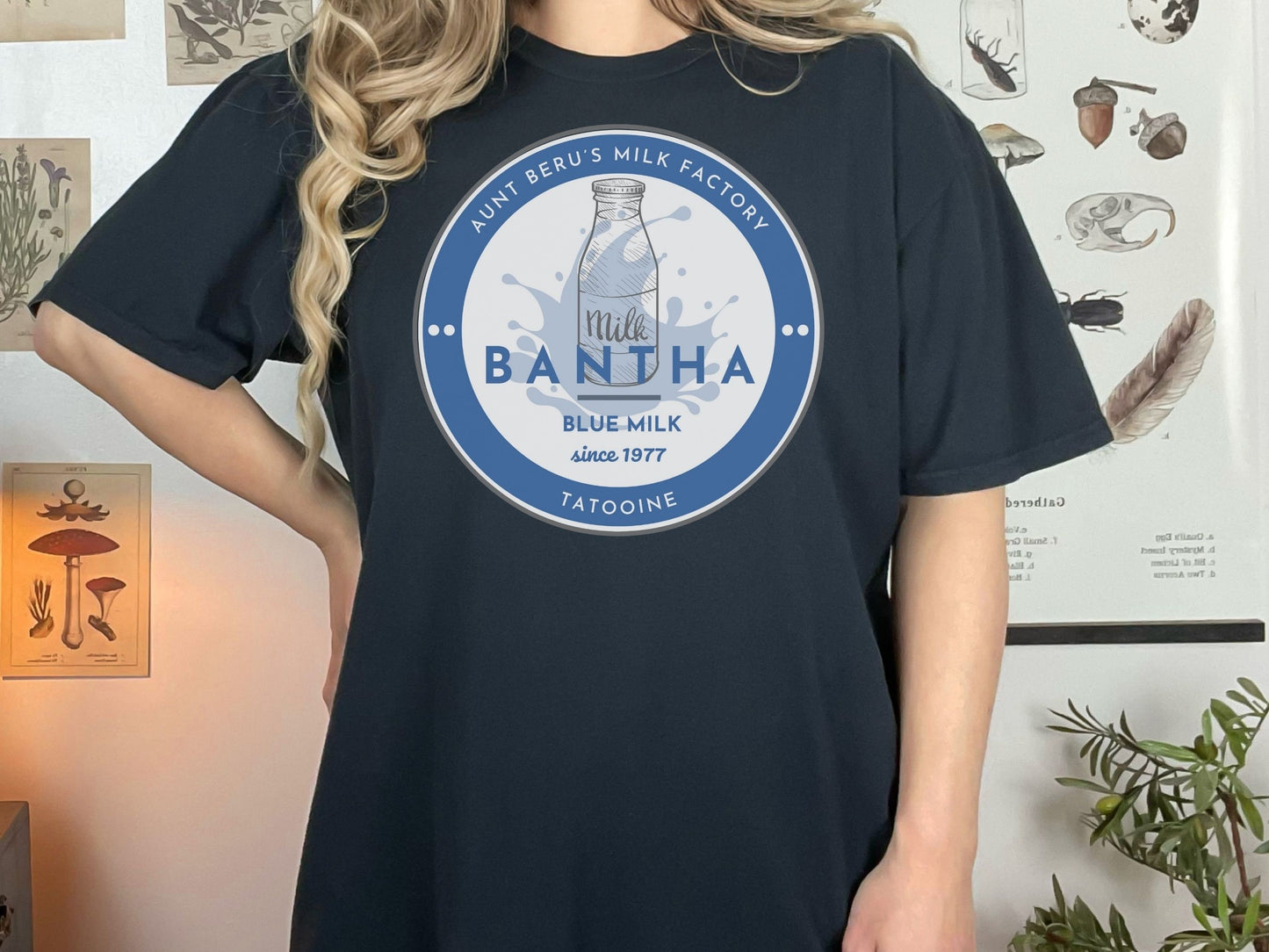 Blue Bantha Milk Shirt, Comfort Colors Disney Family Tee