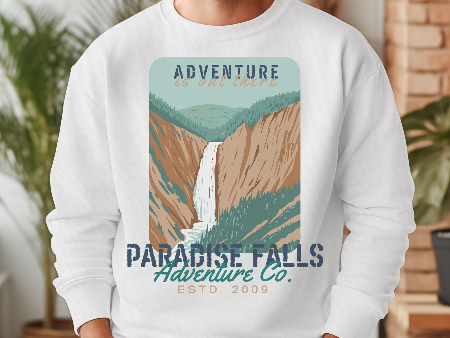 Disney Up Paradise Falls Sweatshirt – Adventure is Out There Unisex Crewneck
