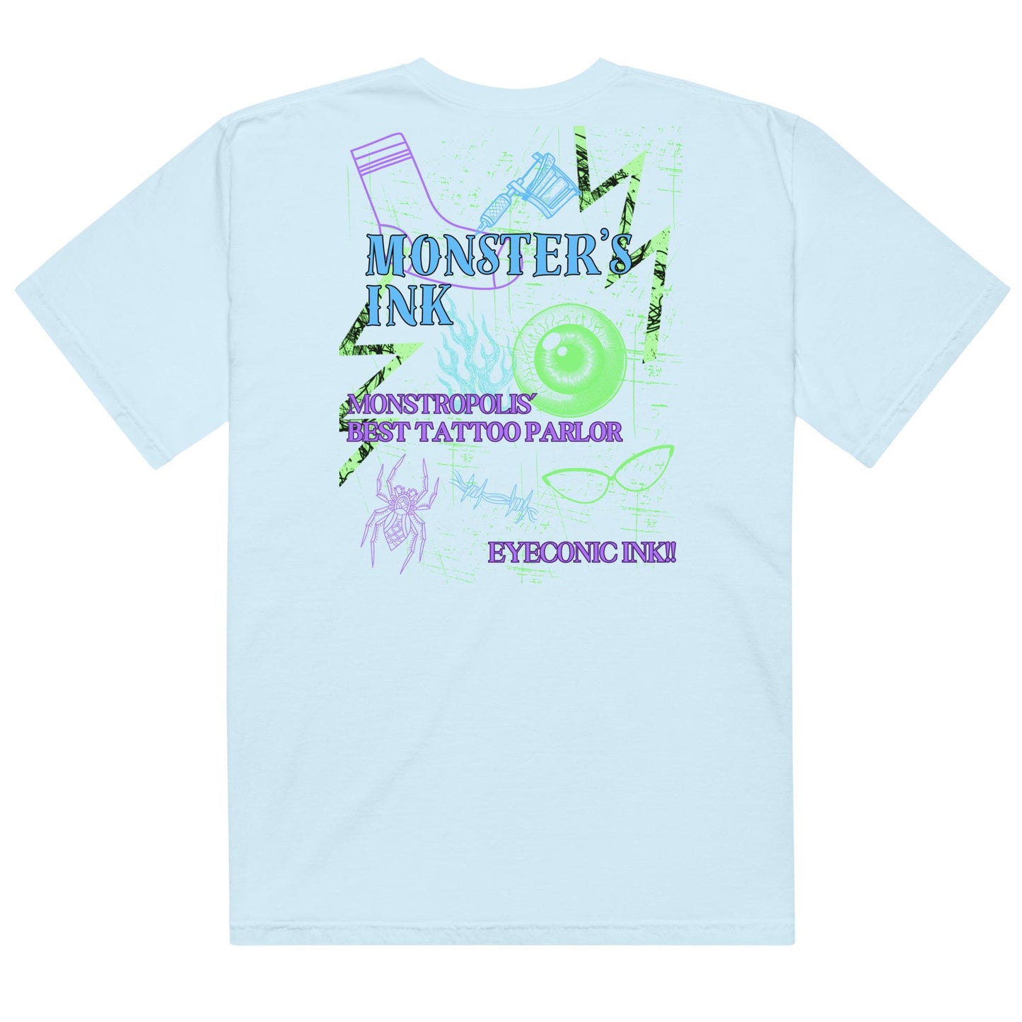 Monsters Inc Tattoo Parlor Comfort Colors Shirt