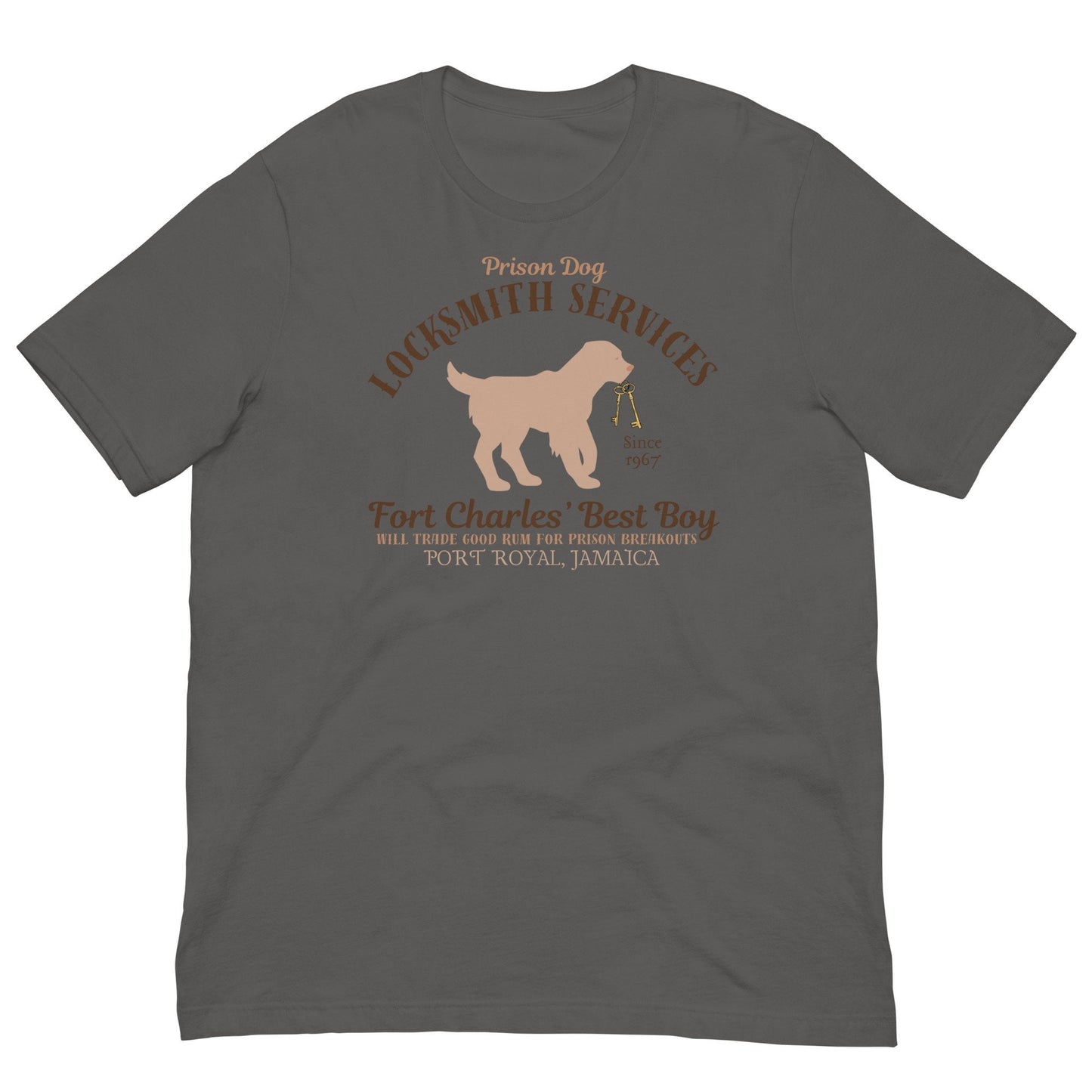 Pirates of the Caribbean T-Shirt: Prison Dog Locksmith - Bella Canvas