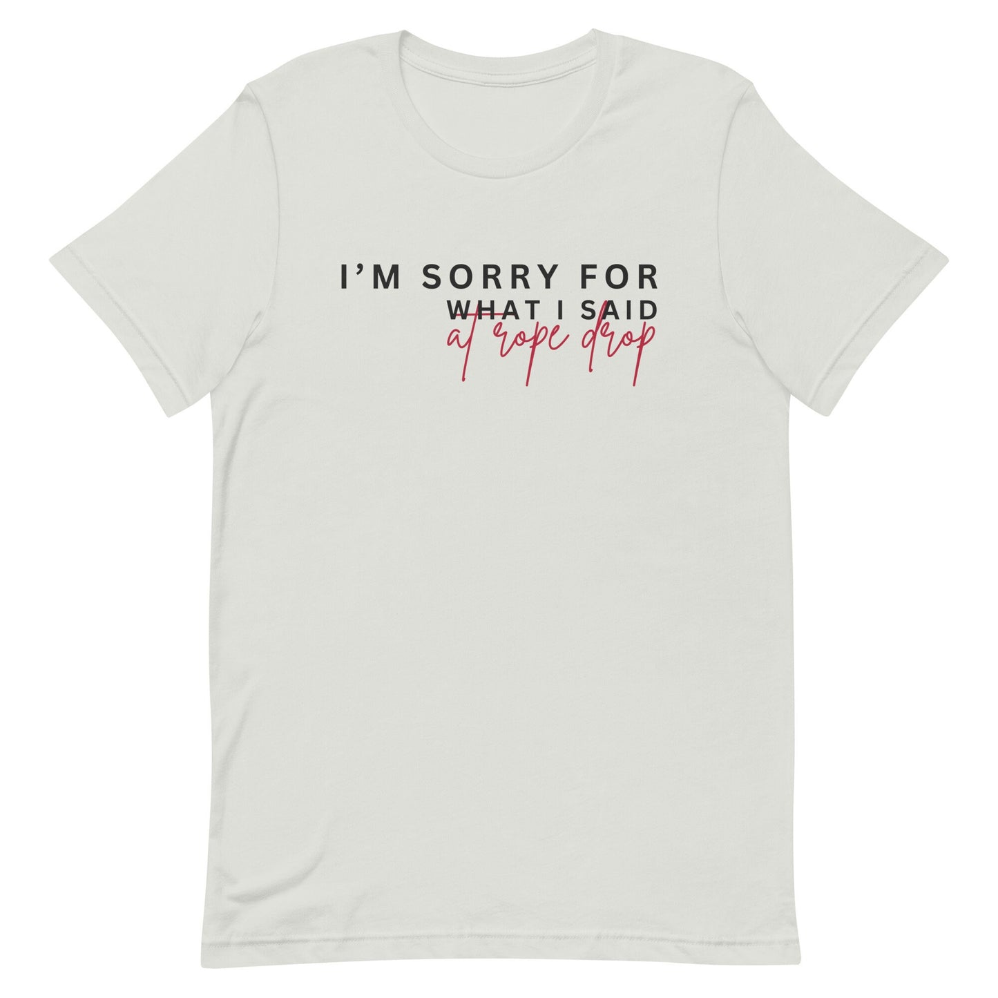 Funny Disney Rope Drop Bella Canvas Shirt, Disney Adult Tee