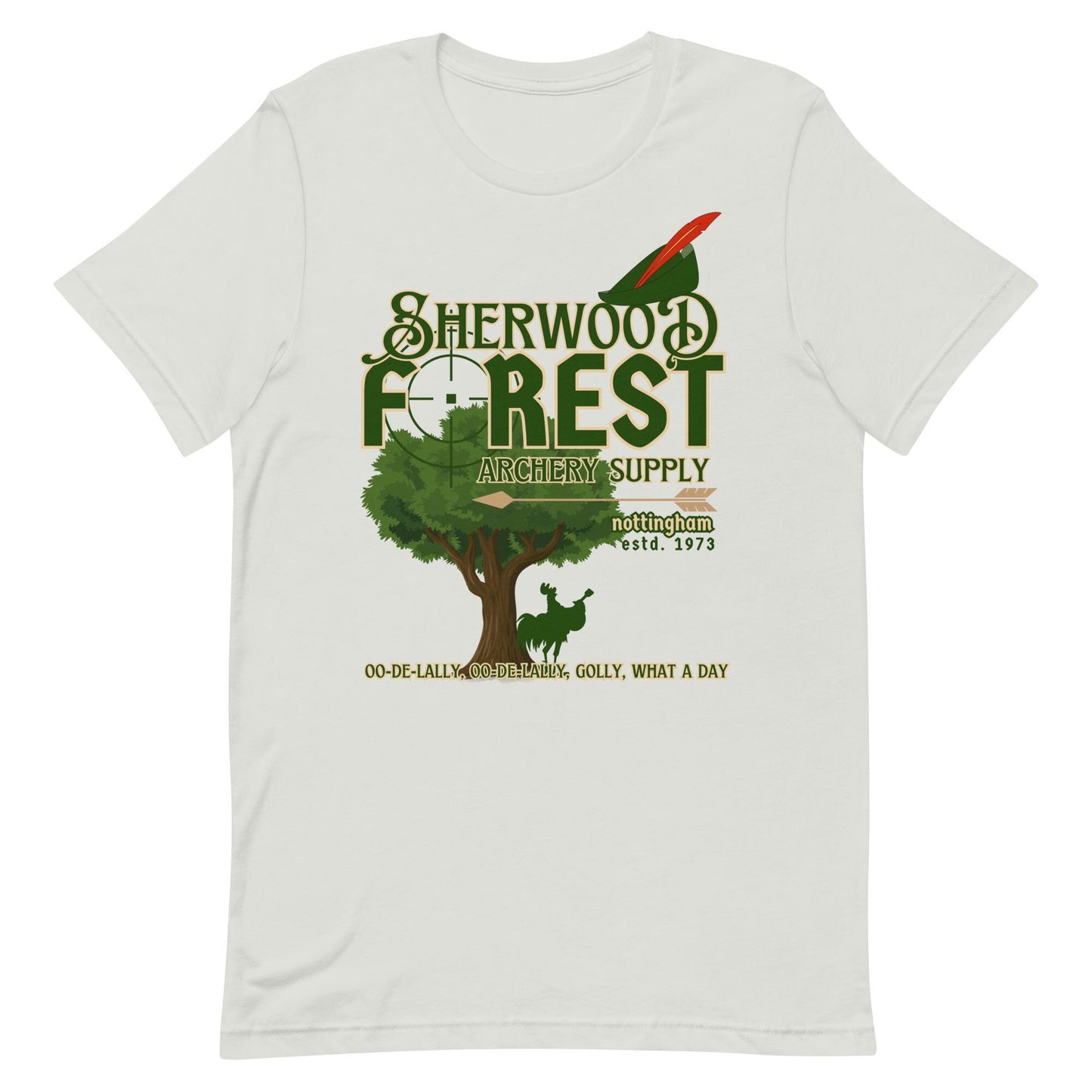Sherwood Forest Archery Bella Canvas T-Shirt, Subtle Disney Shirt