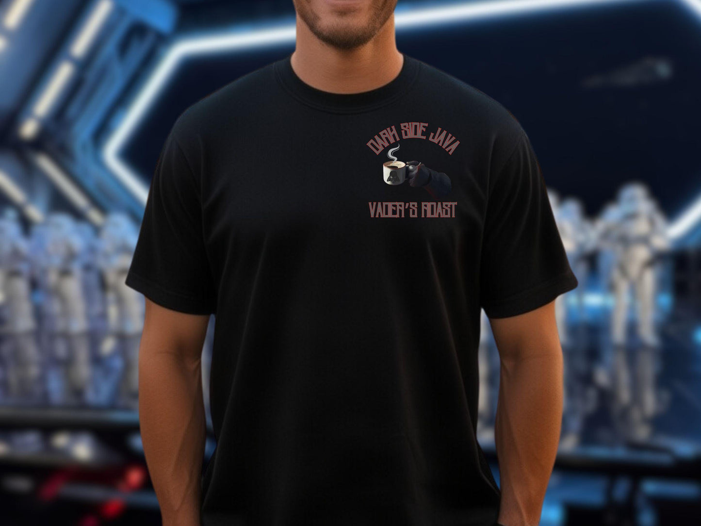 Funny Darth Vader Coffee Shirt: Dark Side Java Tee