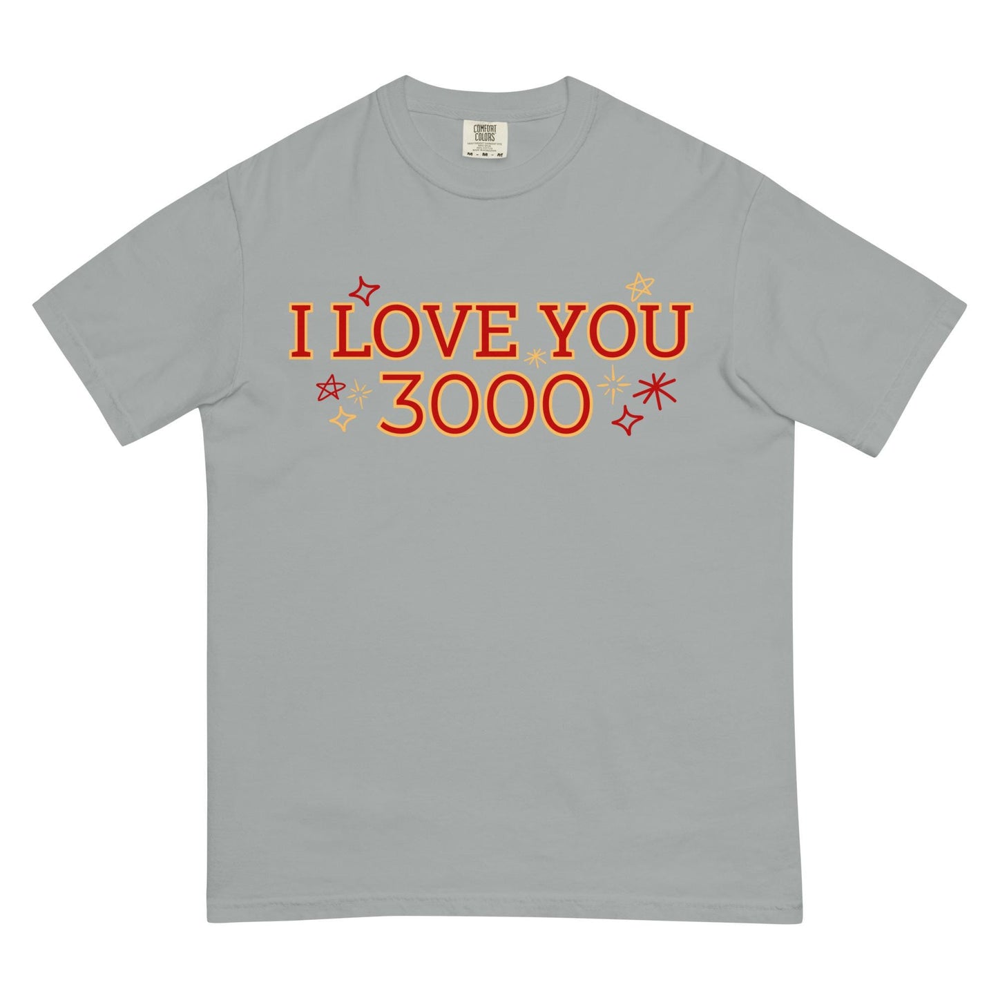 I Love You 3000 Iron Man Comfort Colors Shirt