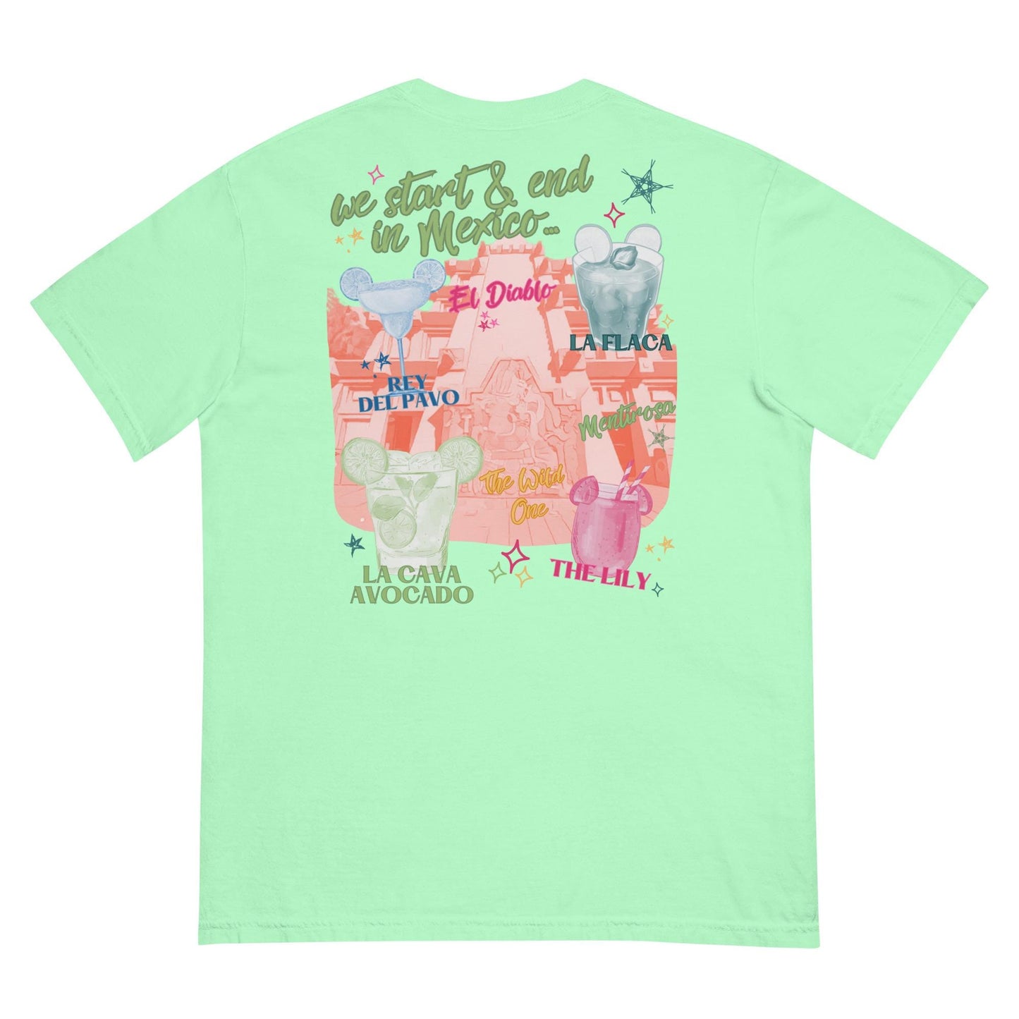 Mexico Pavilion Margarita Shirt, Theme Park Tee, Girls Disney Trip