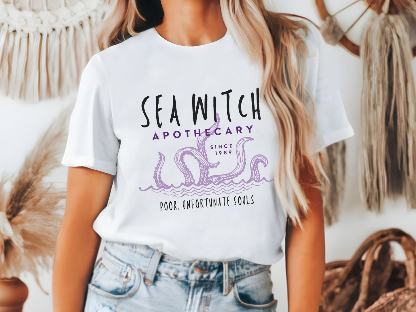 Subtle Ursula Shirt, "Sea Witch Apothecary", Disney Villain Shirt