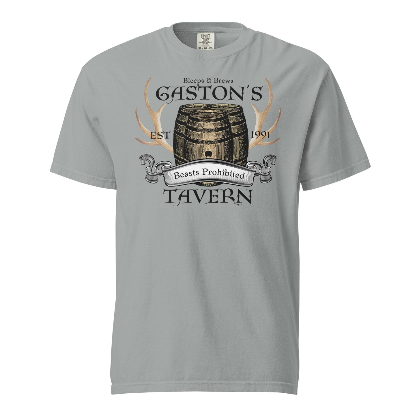 Gaston's Tavern Shirt: Comfort Colors Disneyland Family Tee