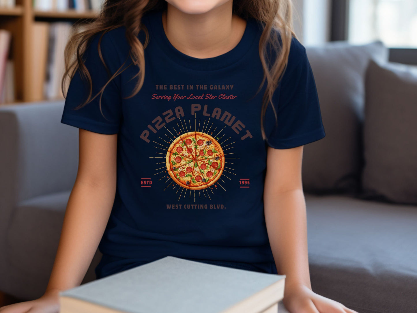 Pizza Planet Youth T-Shirt, Subtle Disney Matching Shirt