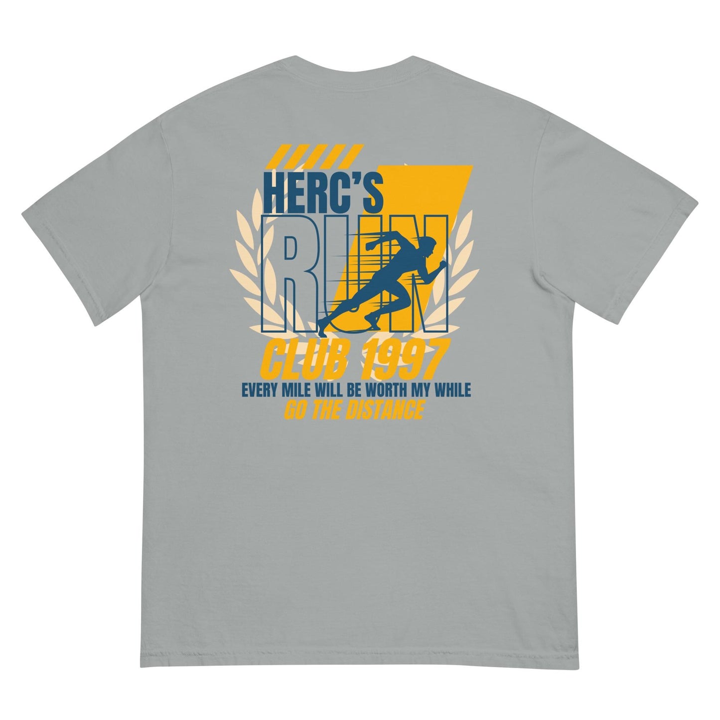 Disney Hercules Run Club Shirt, Comfort Colors Go the Distance Tee