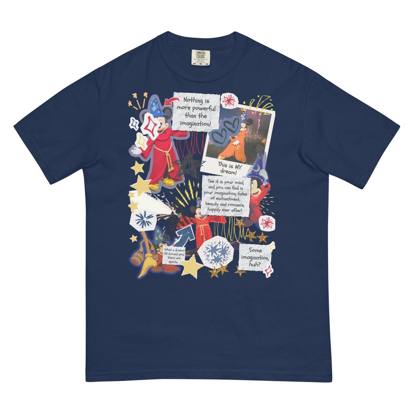 Sorcerer Mickey Scrapbook Junk Comfort Colors Shirt