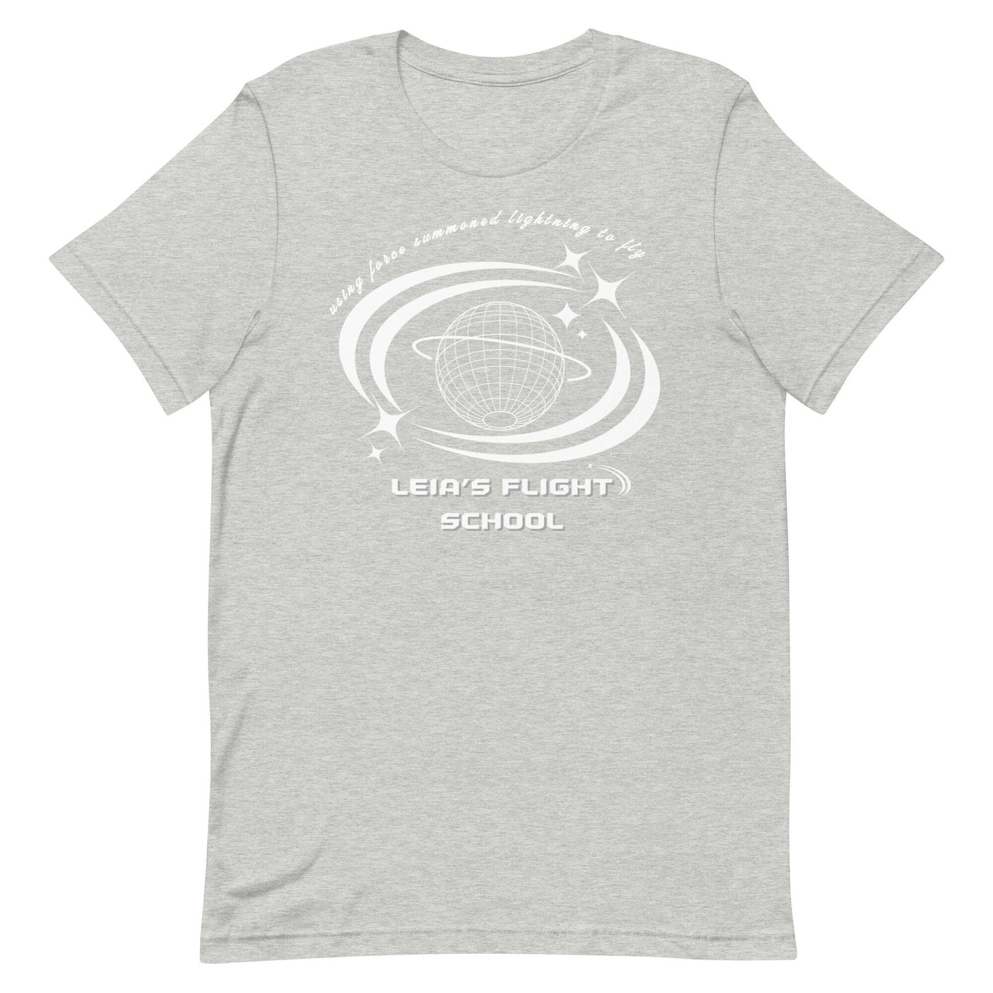 Leia's Flight School T-Shirt, Subtle Star Wars Family Matching Shirt