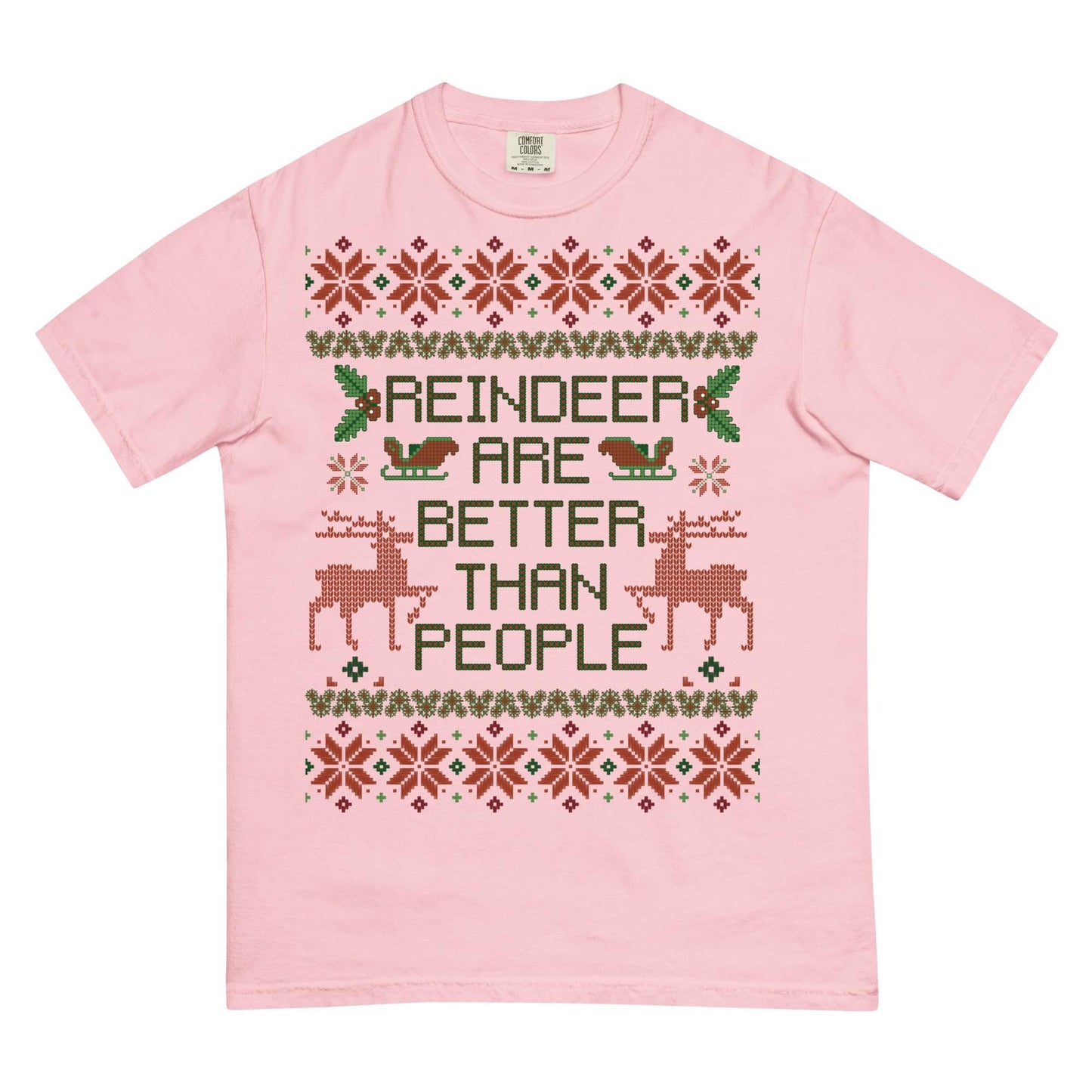 Reindeer Are Better Than People Shirt, Disney Frozen Comfort Colors Tee