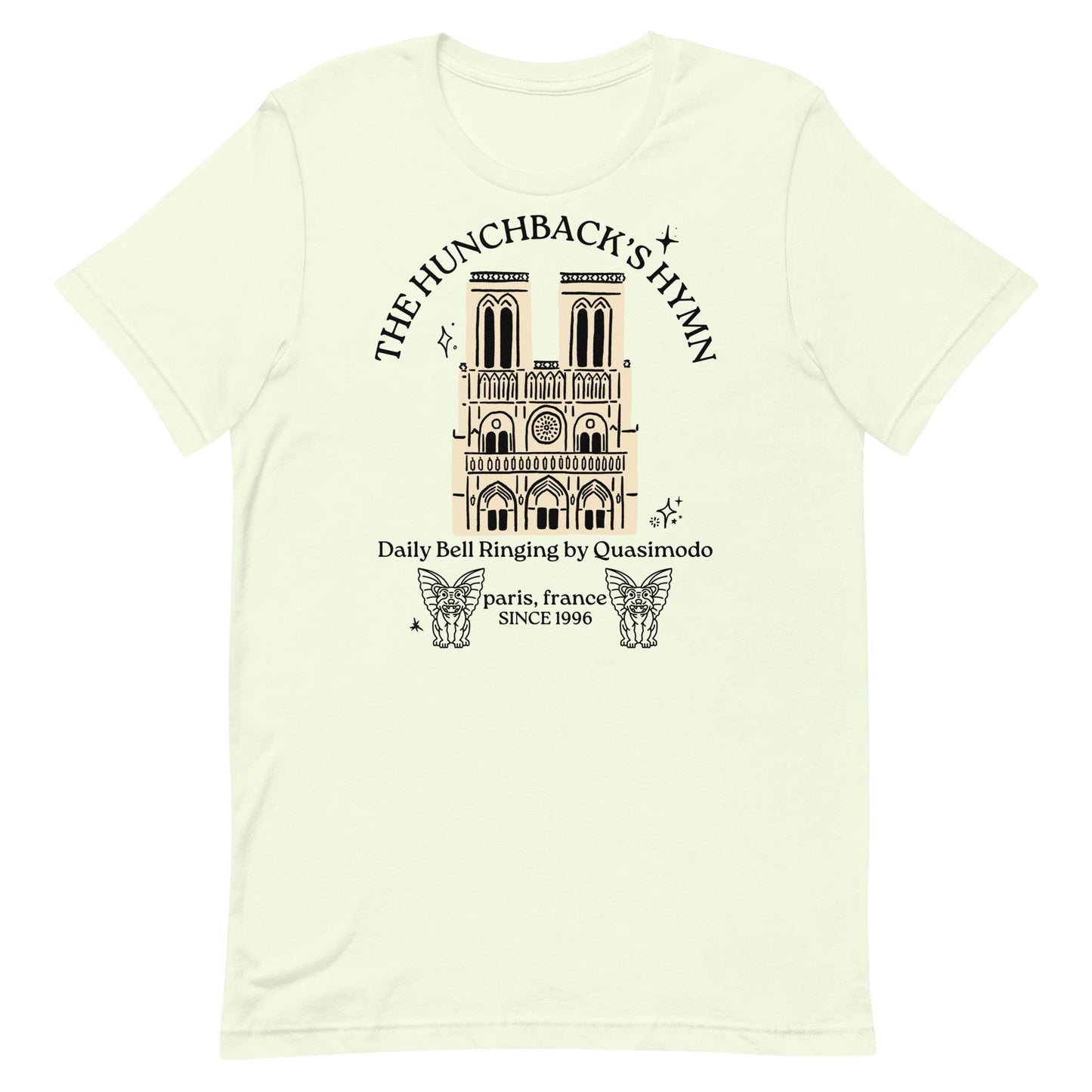 Disney Hunchback of Notre Dame Shirt, Quasimodo Bell Ringer, Trendy Bella Canvas