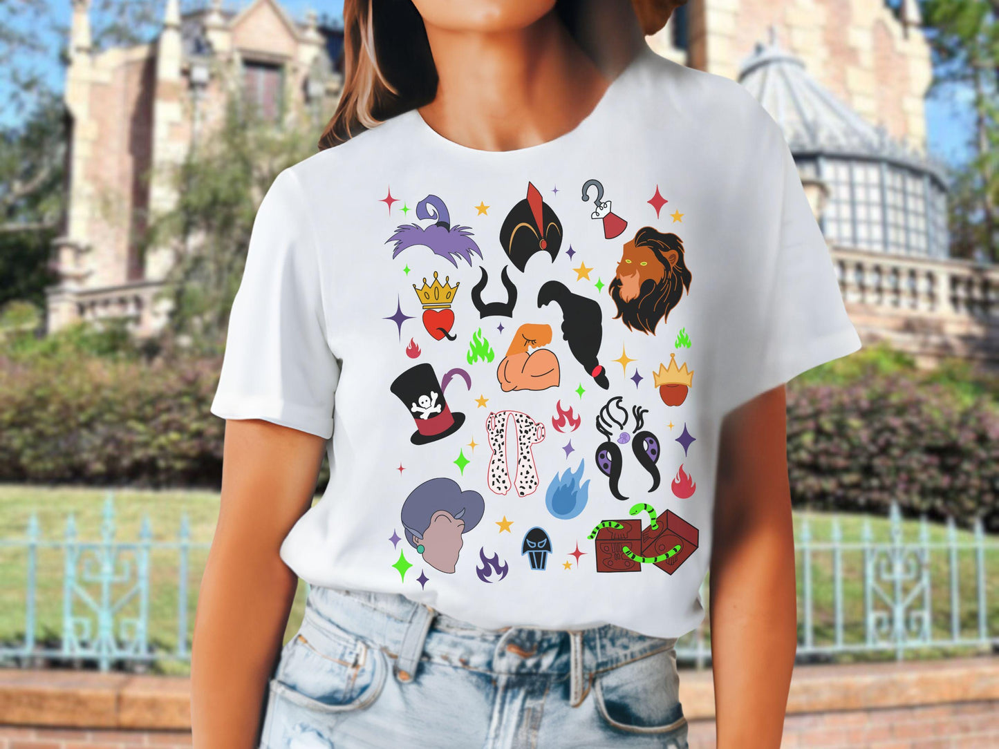 Disney Villains Sketch Shirt, Family Trip Tee