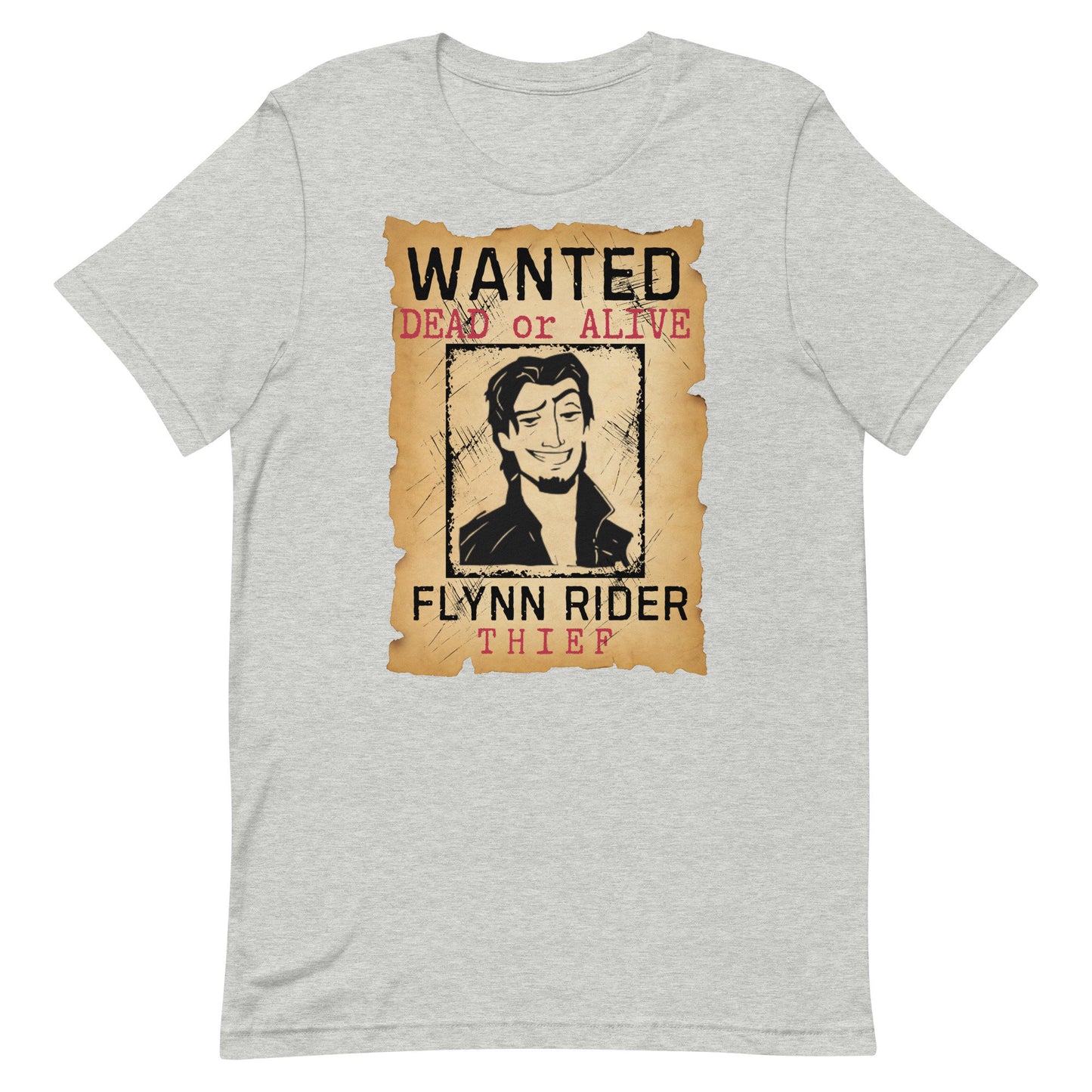 Wanted Flynn Rider Disney Shirt, Unisex Bella Canvas Tee