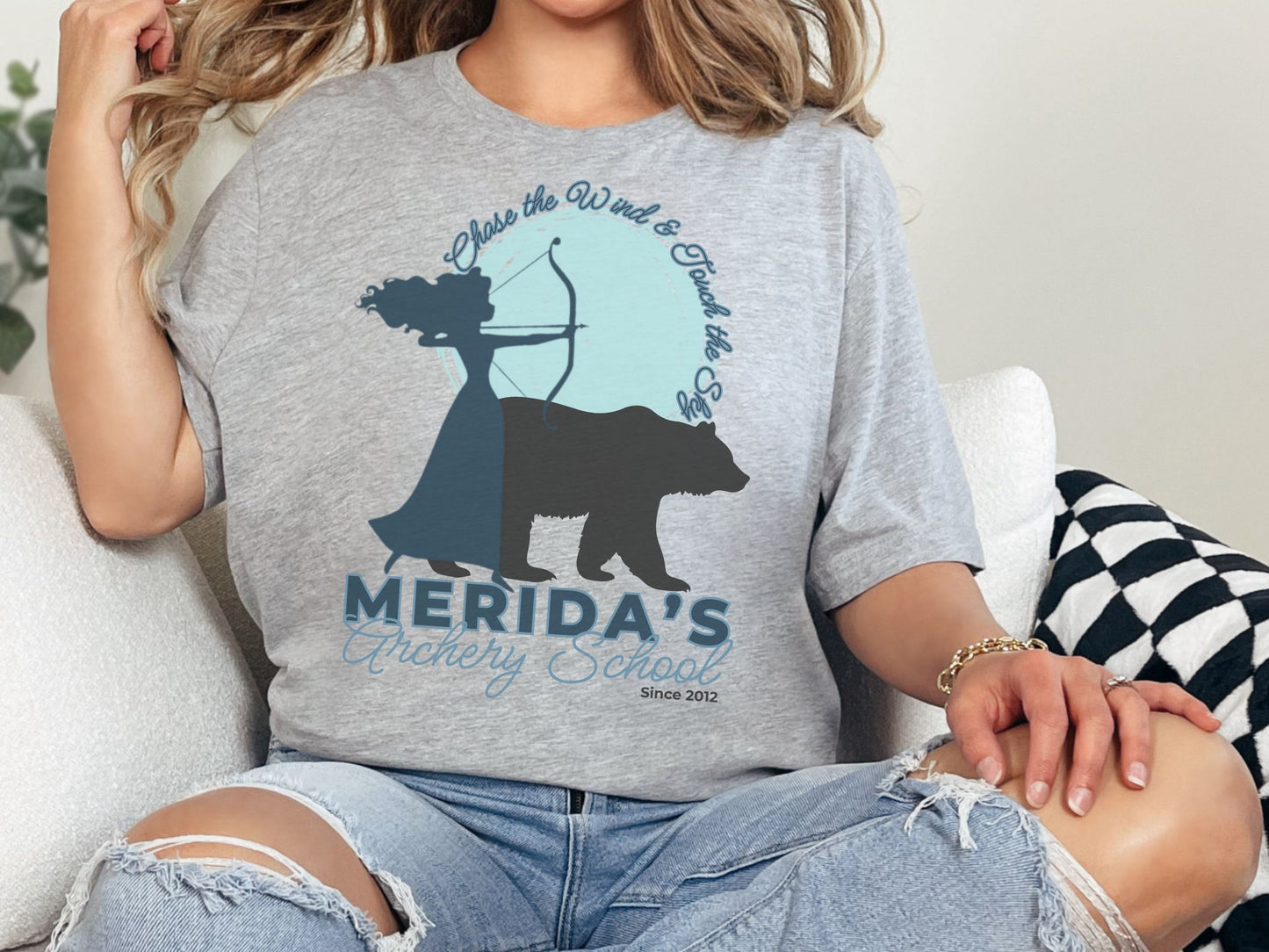 Merida's Archery School T-Shirt, Subtle Disney Design