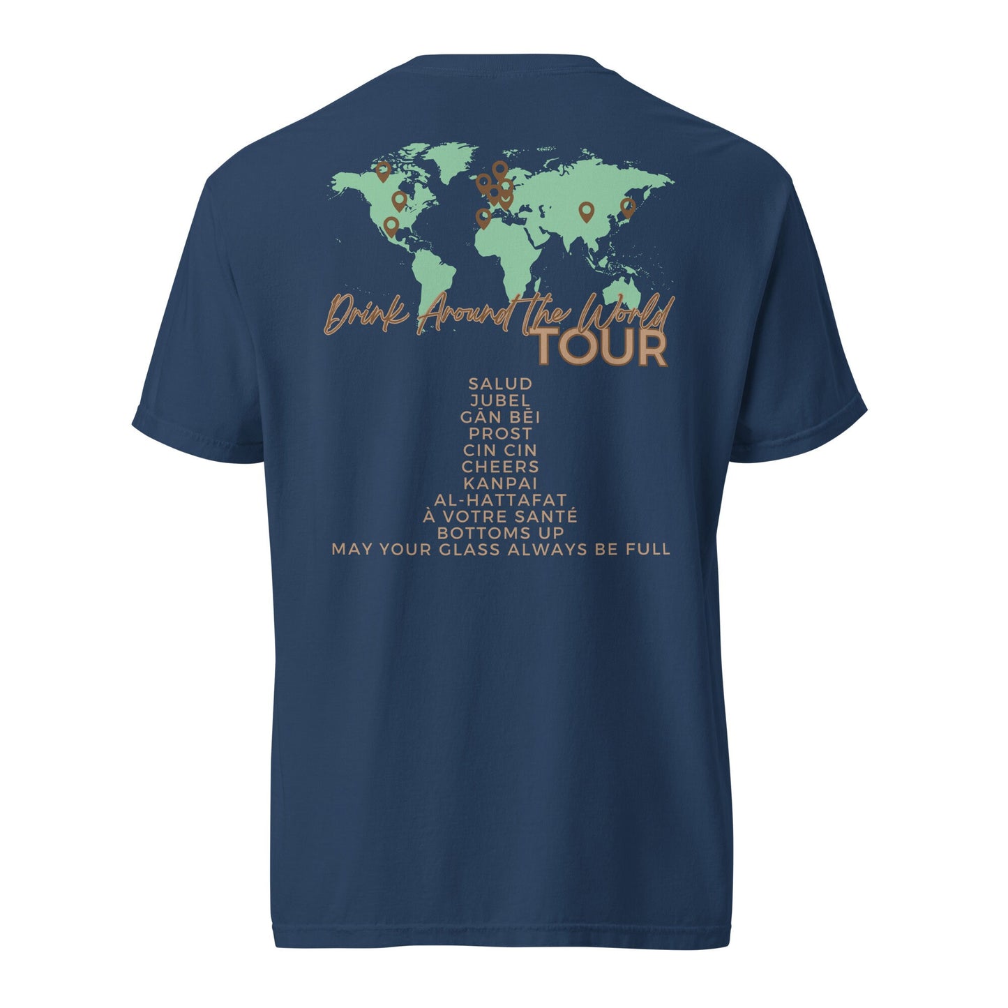Drink Around the World Tour T-Shirt: EPCOT Group Tee