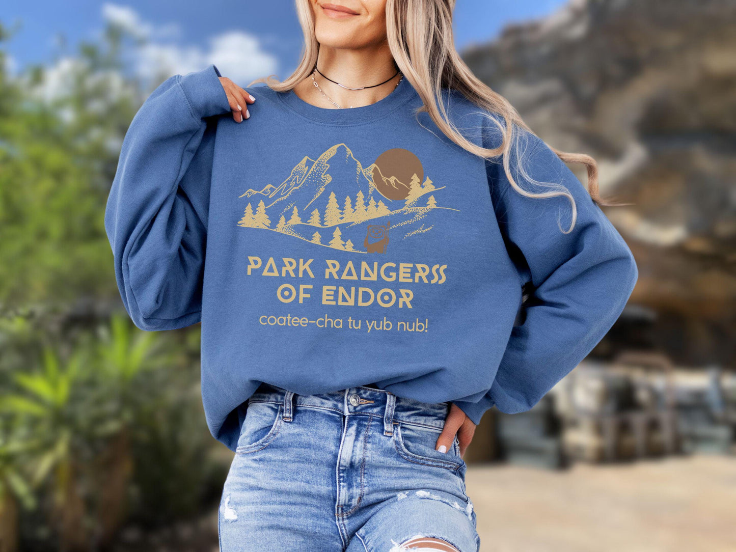 Park Rangers of Endor Sweatshirt: Star Wars Inspired Crewneck