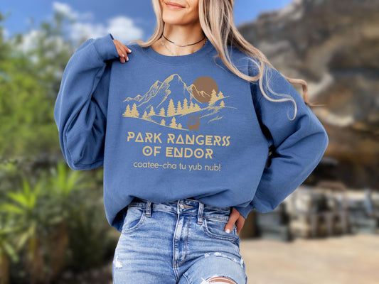 Park Rangers of Endor Sweatshirt: Star Wars Inspired Crewneck