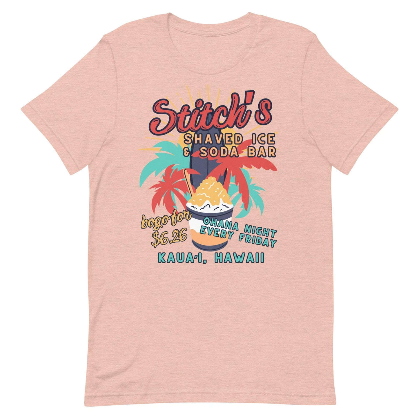 Stitch's Shaved Ice Bella Canvas Disney Shirt