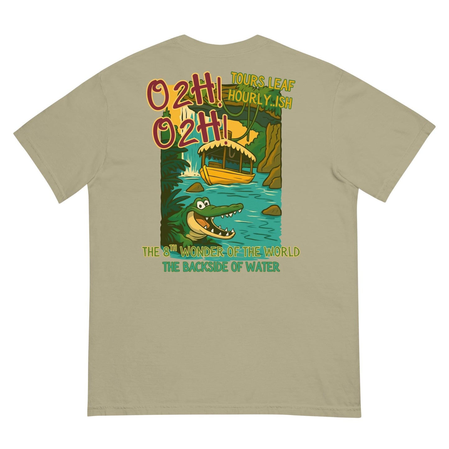 Disney Jungle Cruise Backside of Water Comfort Colors Shirt