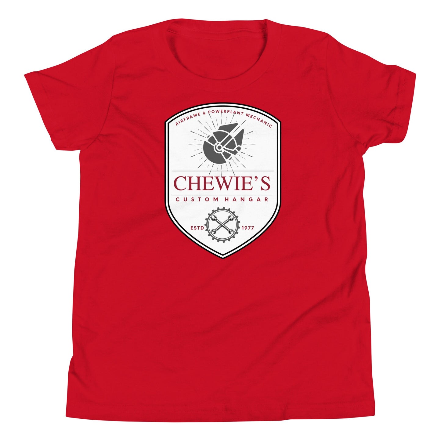 Chewie's Repair Shop Youth T-Shirt, Subtle Star Wars Disney Family Shirts