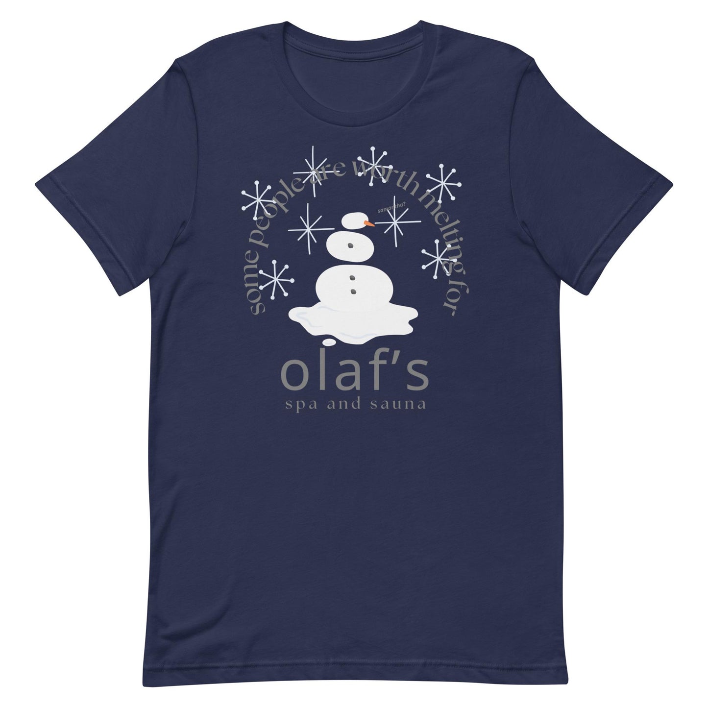 Olaf's Spa T-Shirt, Disney Frozen Inspired, Custom Vacation Shirt