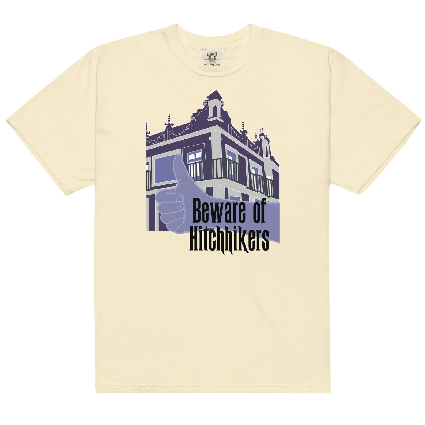 Hitchhiking Ghosts Tee, Haunted Mansion Comfort Colors Shirt