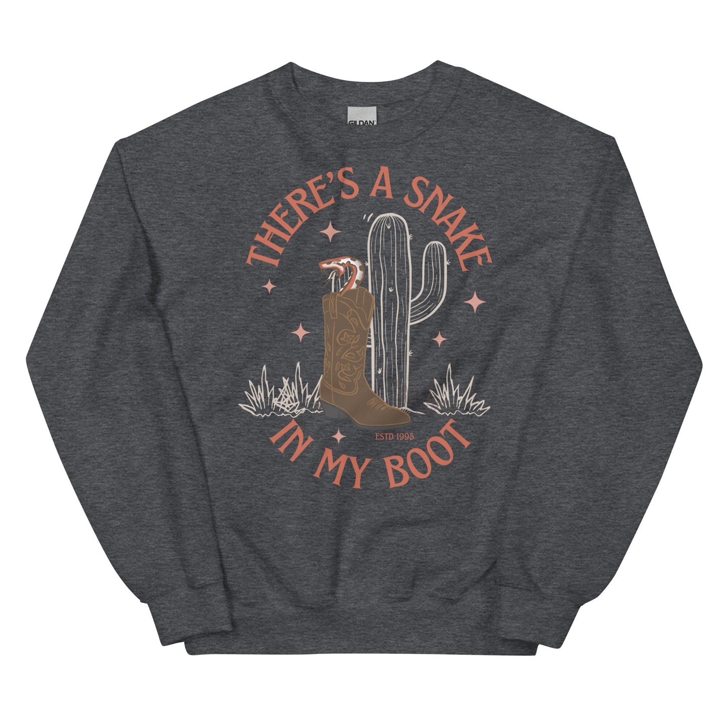 There's a Snake in My Boot Sweatshirt, Subtle Disney Family Matching Crewneck