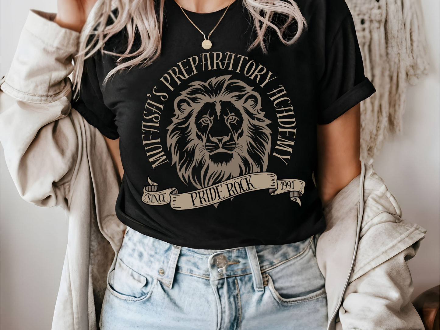 Mufasa Prep Academy T-Shirt: Subtle Lion King, Matching Family Disneyland Shirt