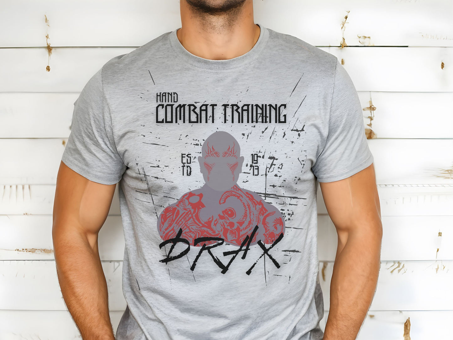 Drax Combat Training Bella Canvas T-Shirt, Guardians Family Disney Shirt