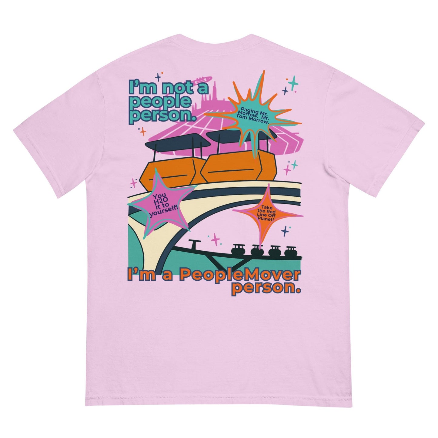 Tomorrowland PeopleMover Comfort Colors Shirt, Retro Disney Tee