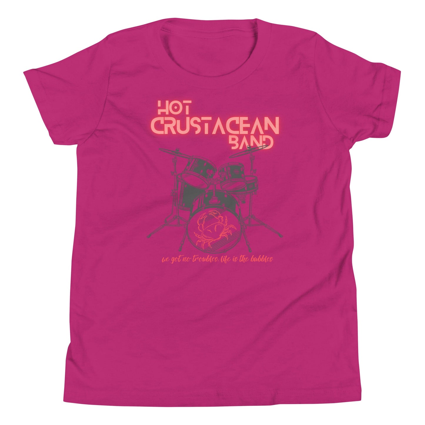 Hot Crustacean Band Youth T-Shirt, Subtle Disney Family Matching Shirt