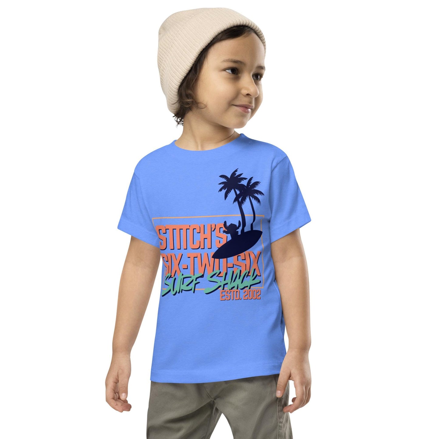 Toddler Stitch Surf Shack Shirt, Disney Ohana, Bella Canvas Tee